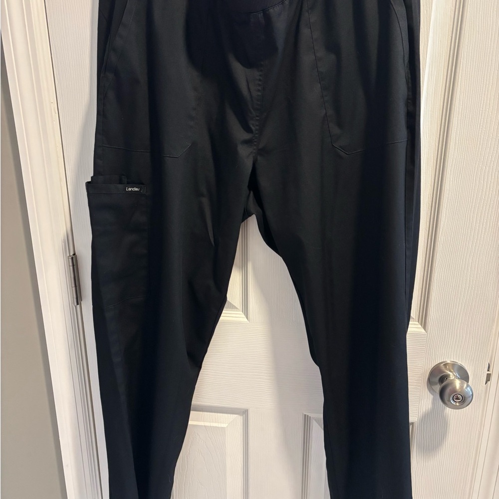 Landau  Black Scrub Pants